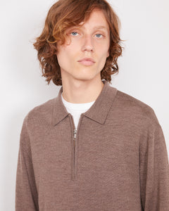 Bene zip polo merinos wool 4 - Miniature 4