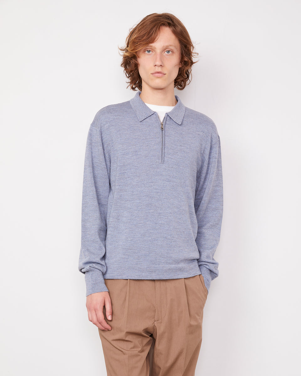 Bene zip polo merinos wool 2 - Image 2