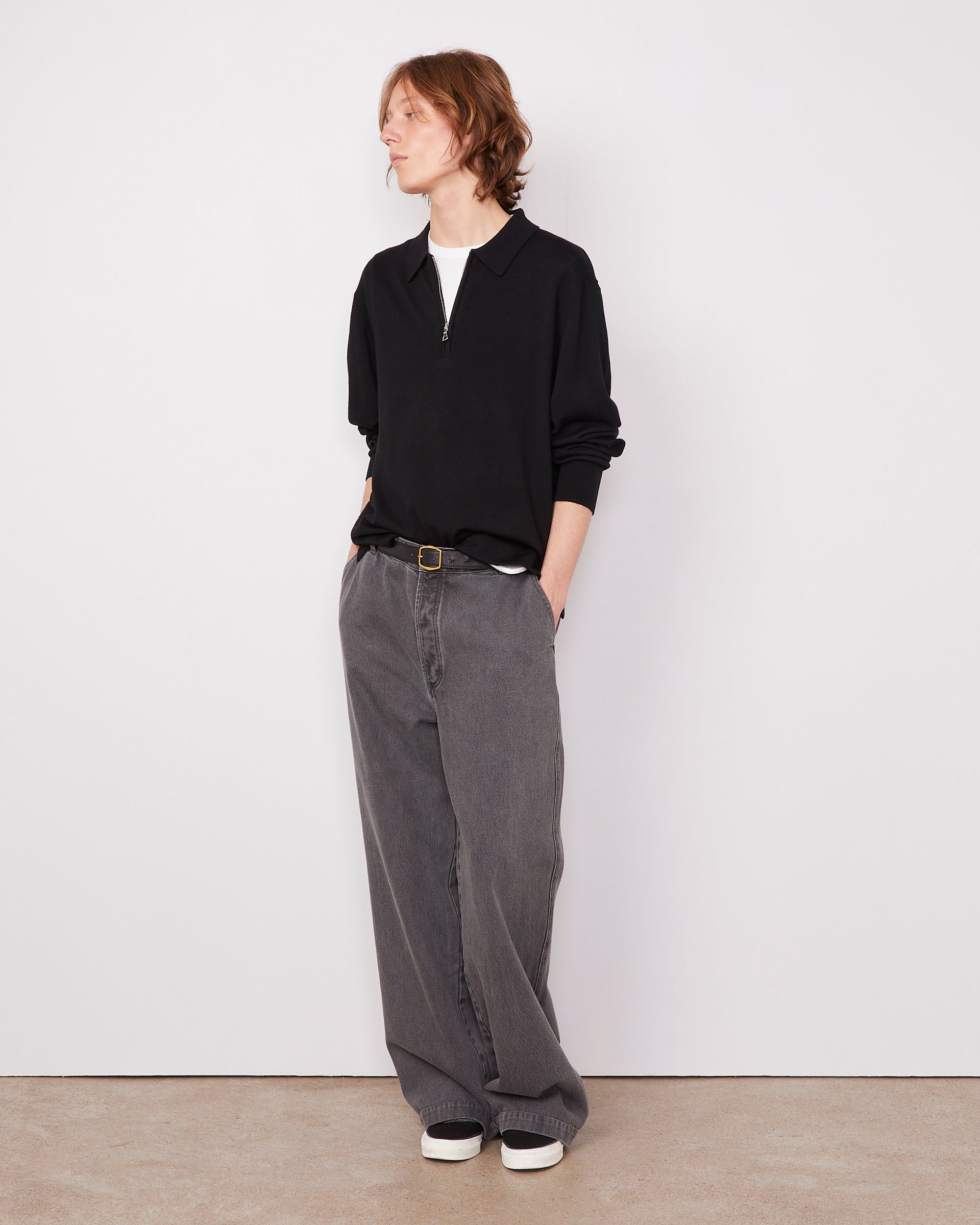 Bene zip polo merinos wool 1 - Image 1