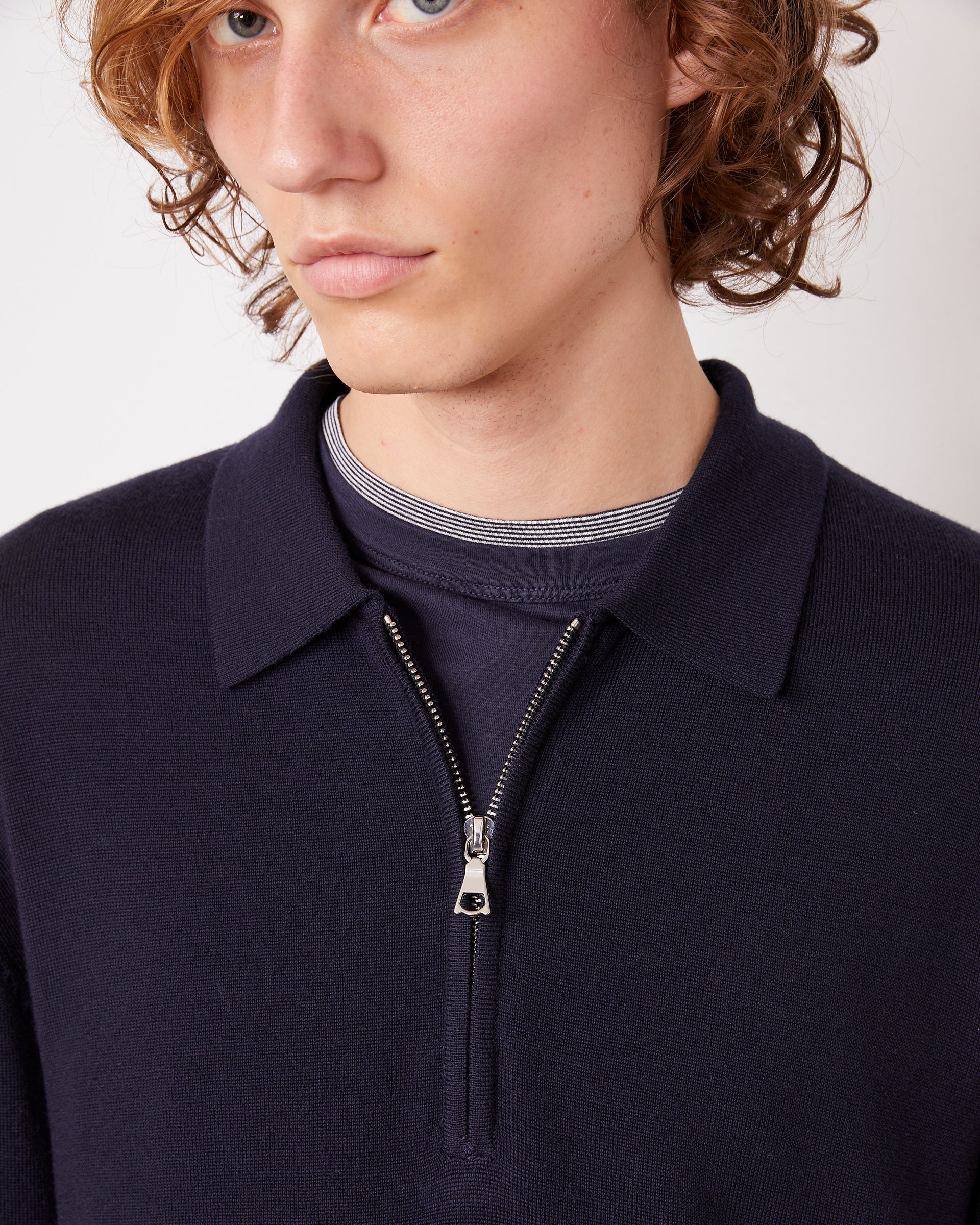 Bene zip polo merinos wool 4 - Image 4