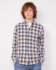 Younes cotton linen check 2 - Miniature 2