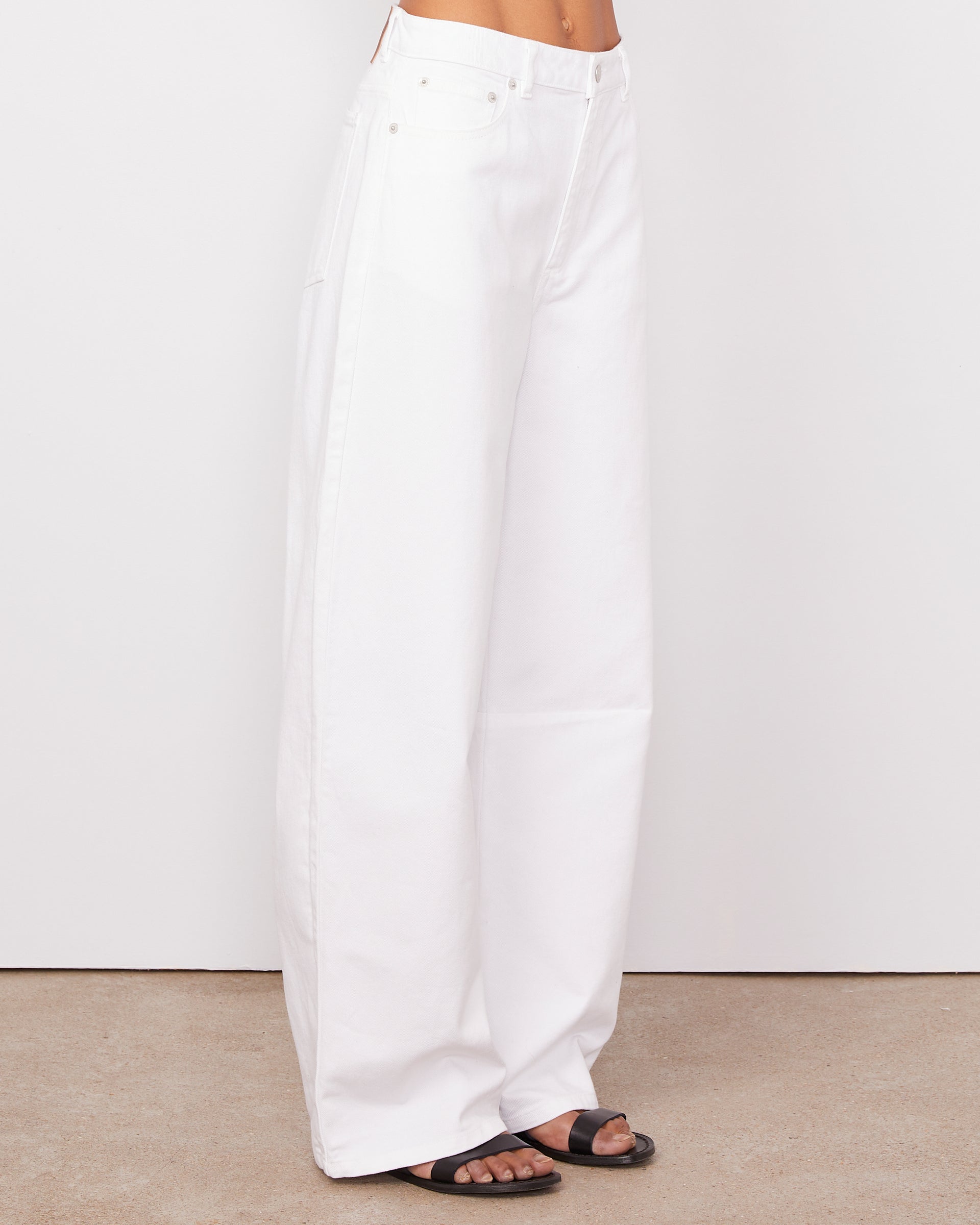 Sora white cotton denim 2 - Image 2