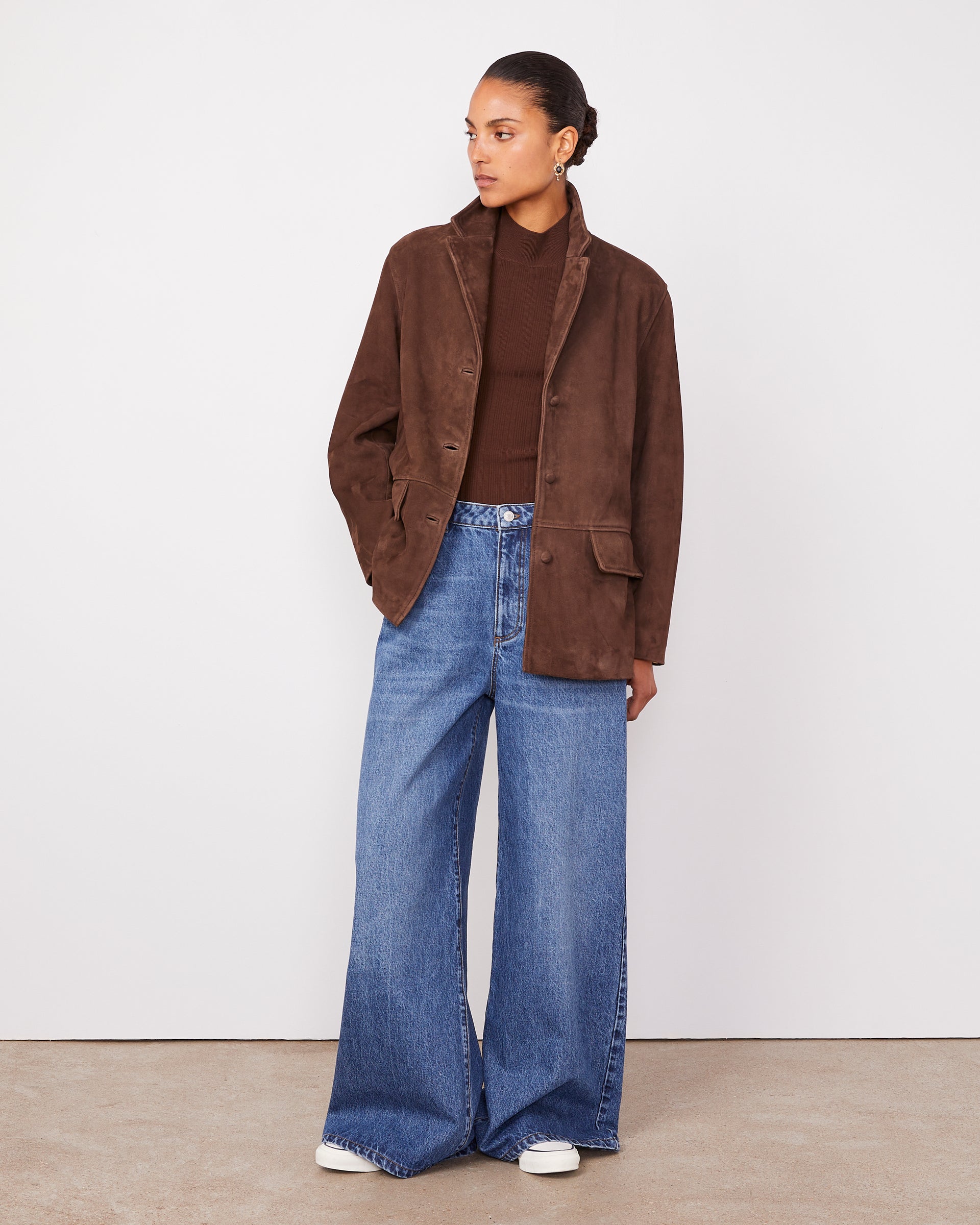 Kataline jacket goat suede 1 - Image 1
