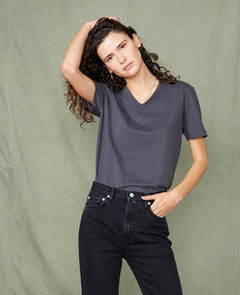 V neck t-shirt - Miniature 2