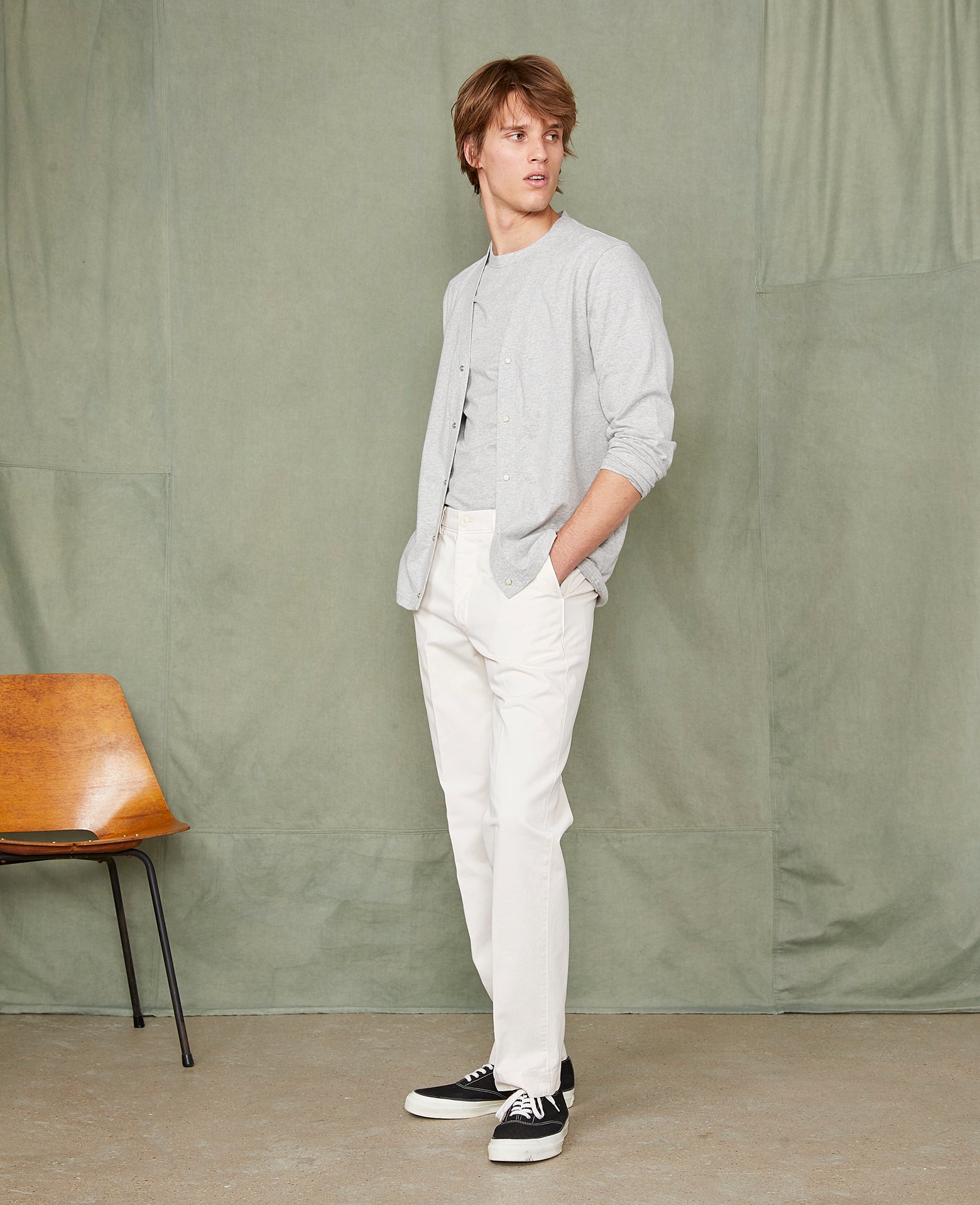 Jersey cardigan - Image 1