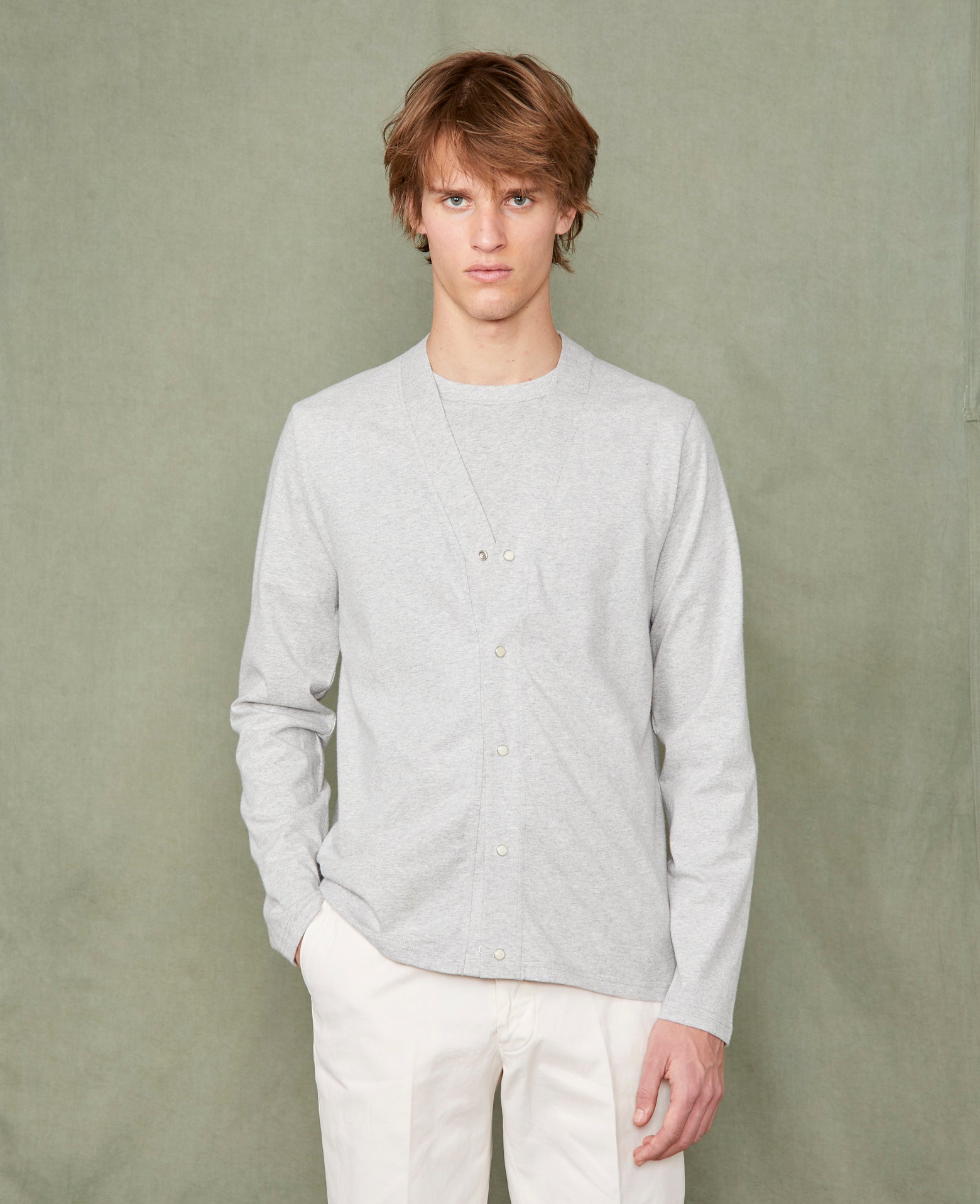 Jersey cardigan - Image 3