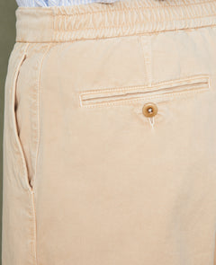 Chino a taille elastique BEIGE - Miniature 4