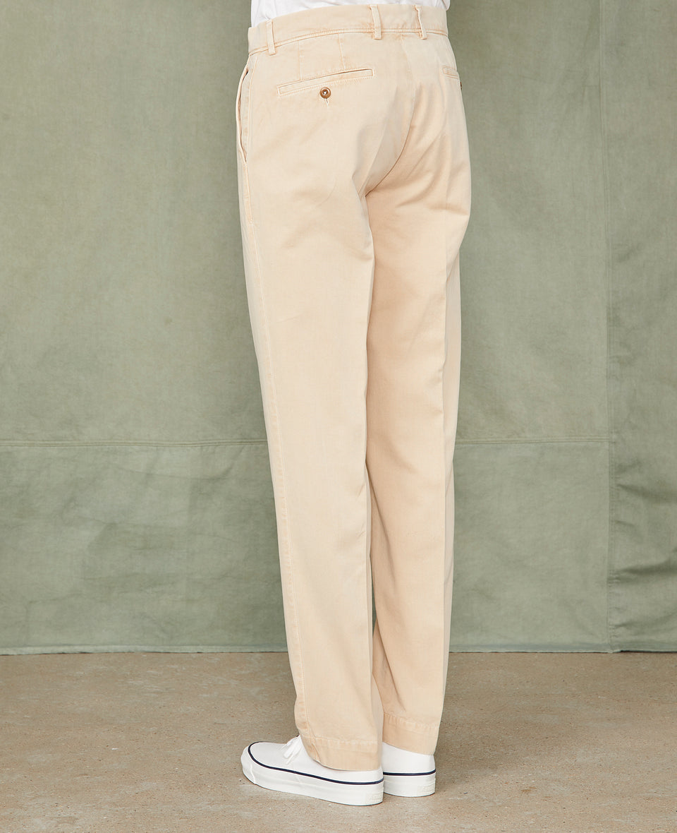 Chino plain front BEIGE - Image 2