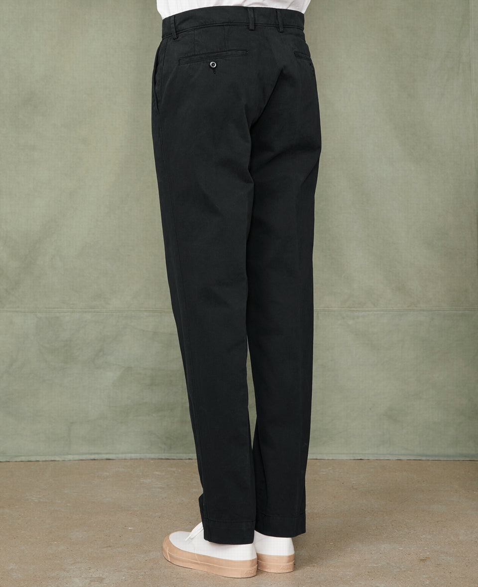 Chino plain front FADED BLACK - Image 2