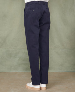 Chino plain front NAVY - Miniature 3