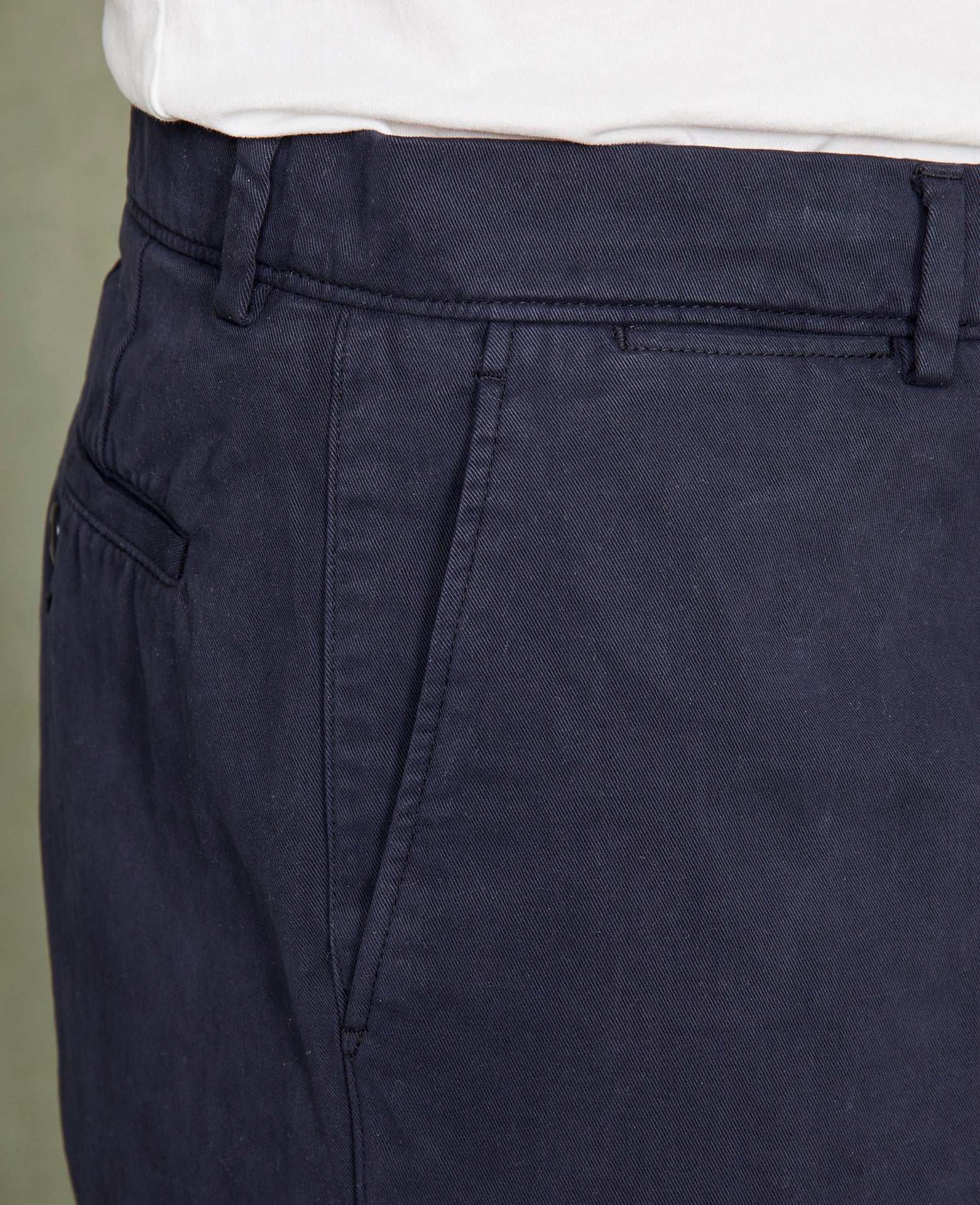 Chino plain front NAVY - Image 4