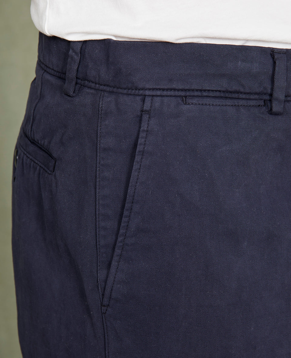 Chino plain front NAVY - Image 4