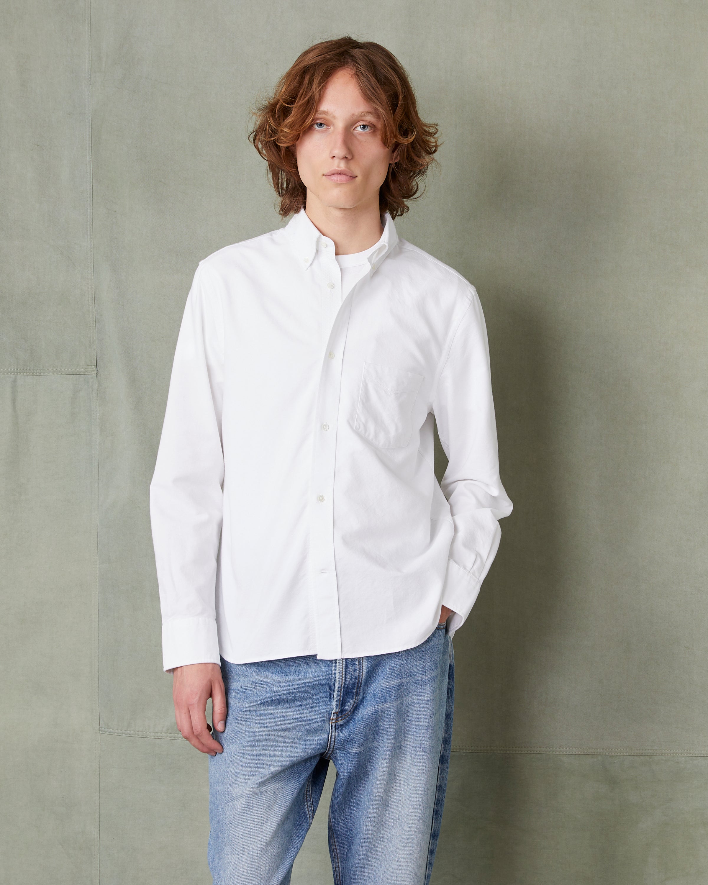 トップス everyone bd short sleeve oxford shirt M Oxford bd shirt – Officine Générale
