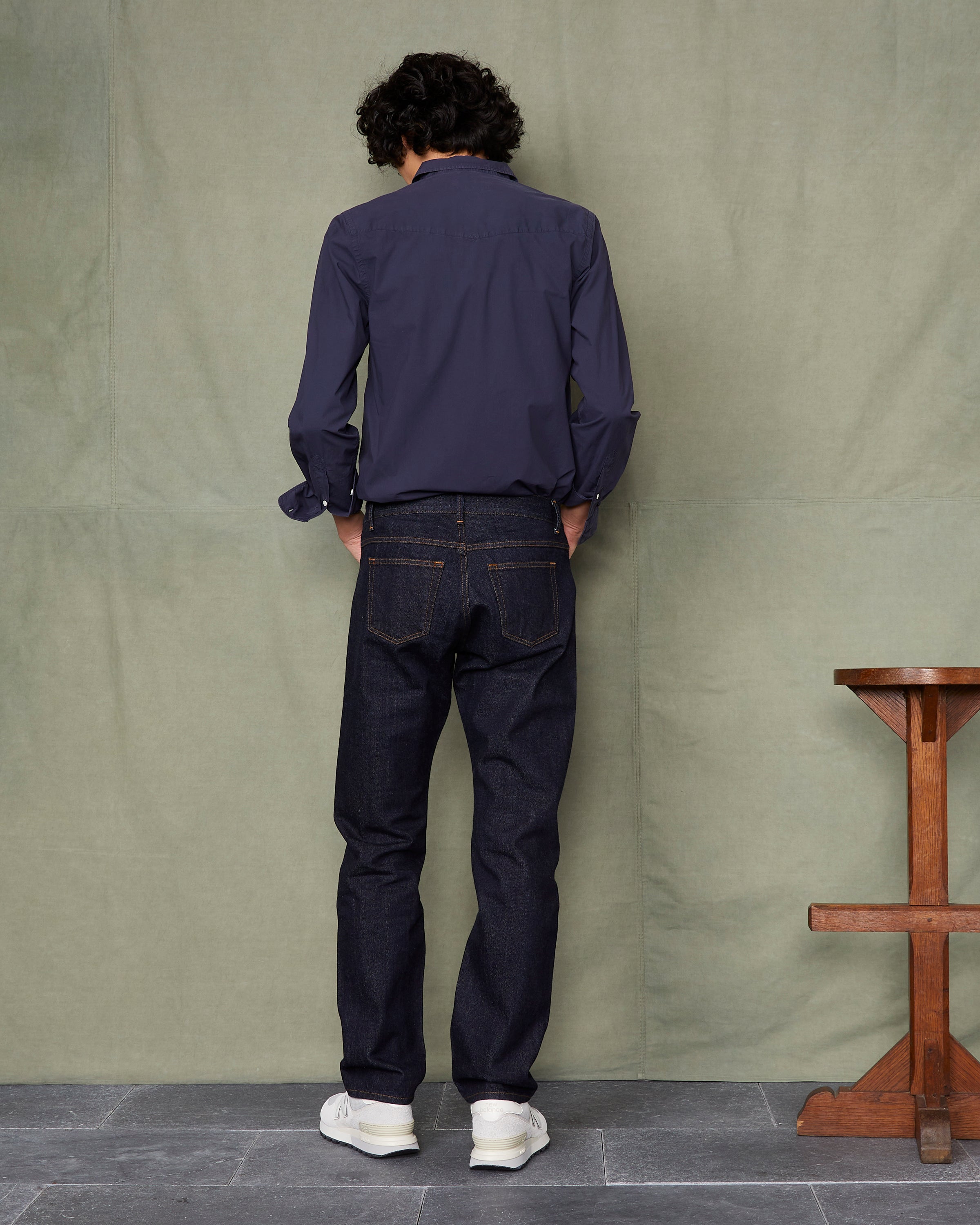 Chemise new soft collar popeline de coton organique – Officine