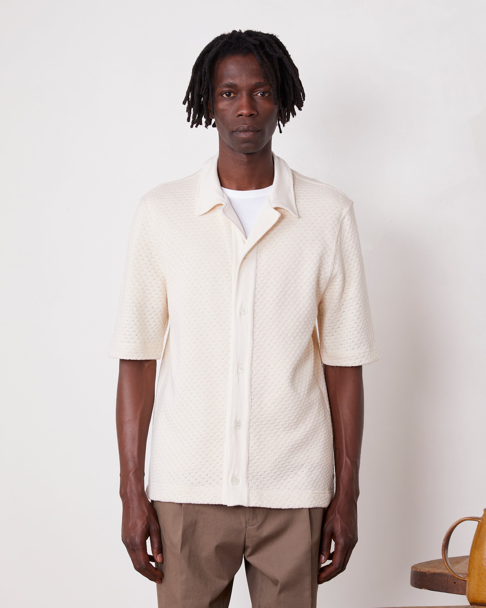Kai ss polo textured cotton 2 - Image 2