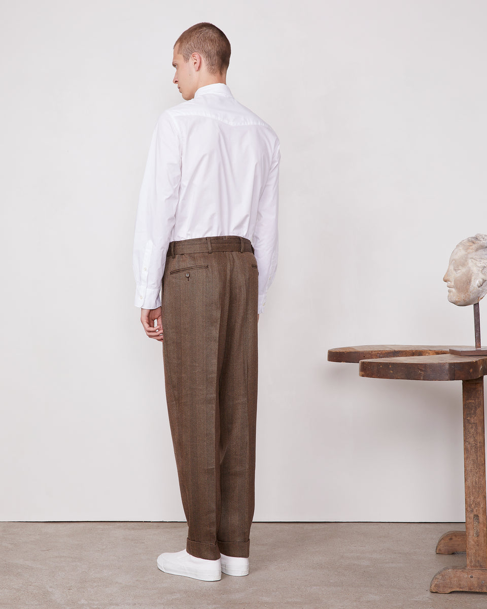 Hugo pts li cotton herringbone 4 - Image 4