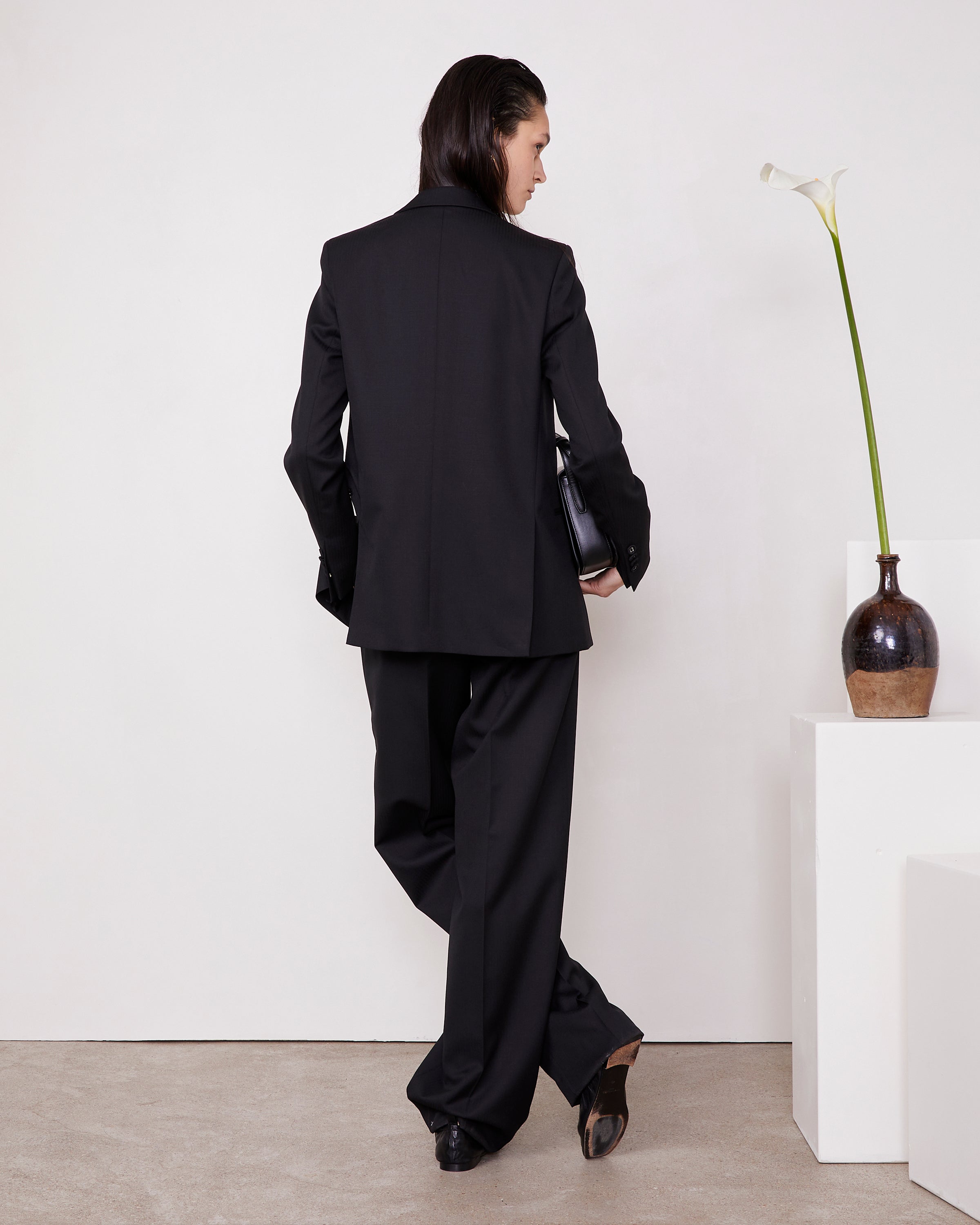 ジャケット OFFICINE GENERALE Women Jackets WTLG405PRE BLACKECRU Black Hilda jacket – Officine Générale
