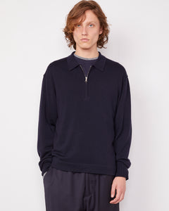 Bene zip polo merinos wool 2 - Miniature 2