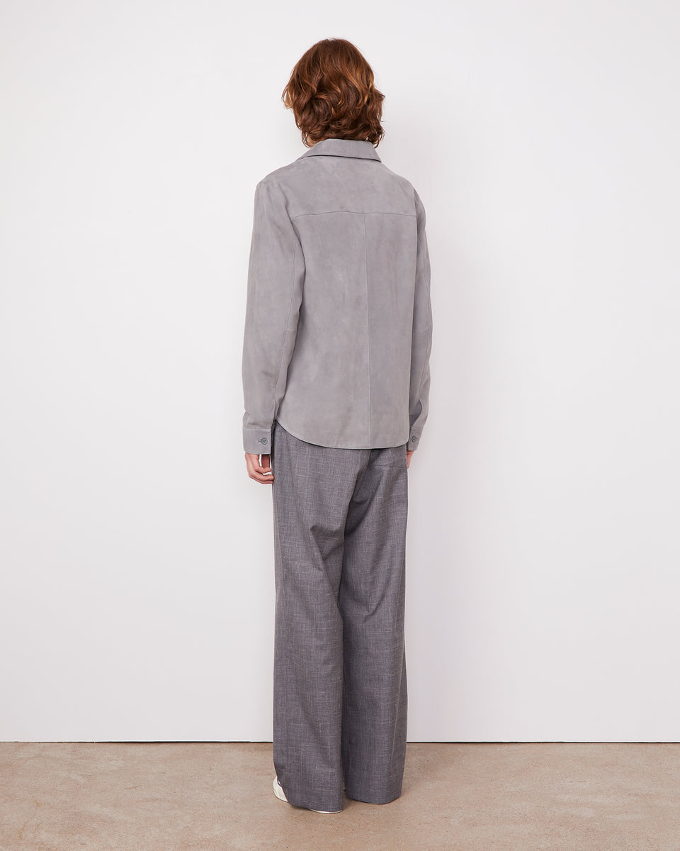 Julien overshirt goat suede 3 - Image 3