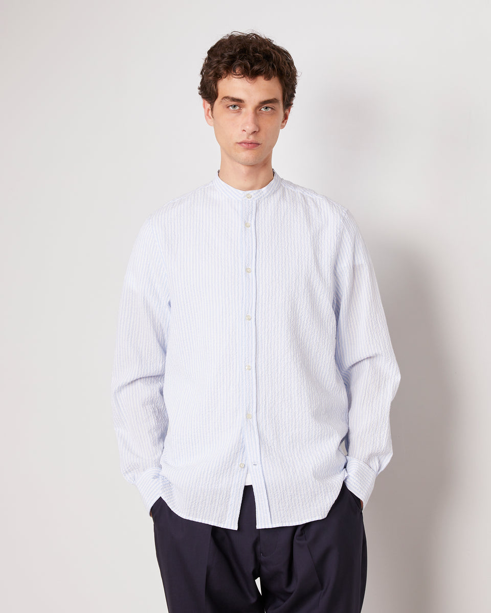 Gaston striped co seersucker - Image 1