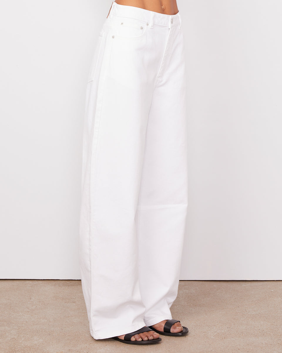 Sora white cotton denim 2 - Image 2