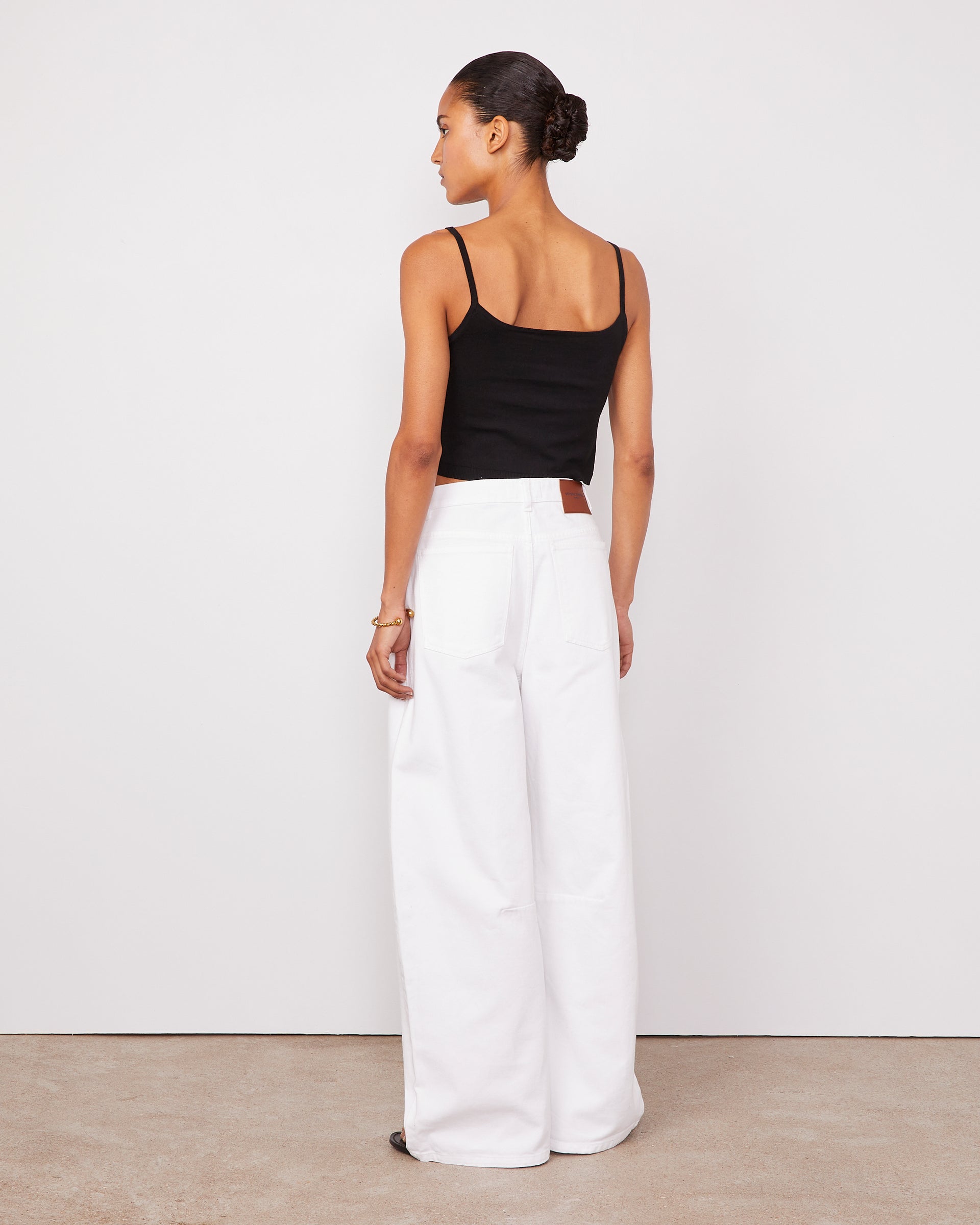 Sora white cotton denim 3 - Image 3