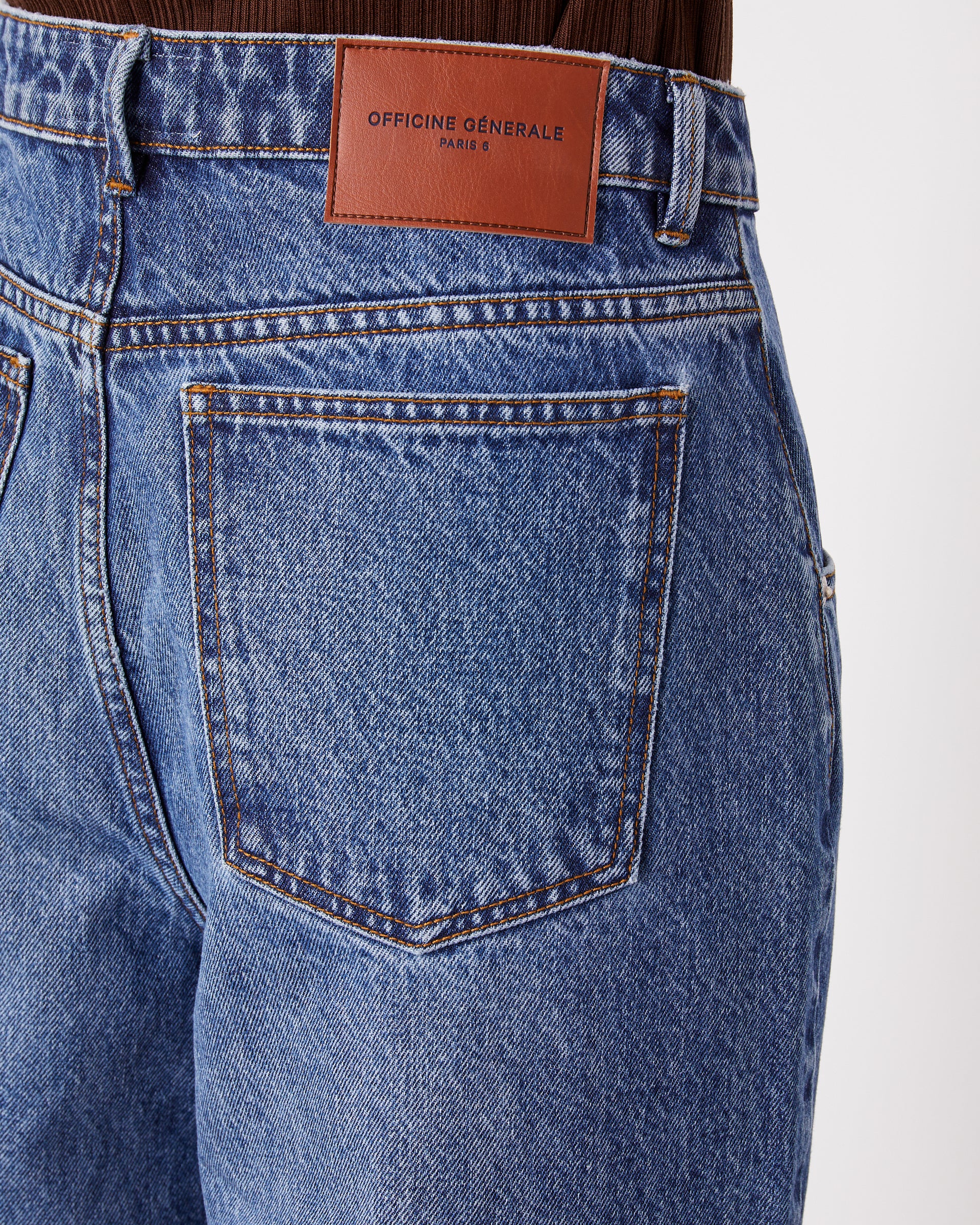 Mora washed cotton denim 5 - Image 5