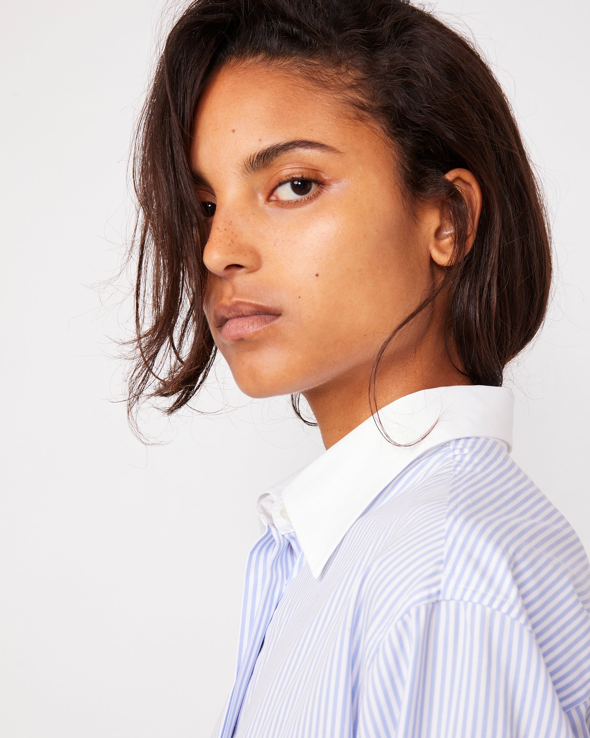 Yester striped cotton poplin 4 - Image 4