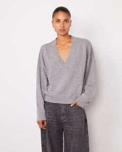 Misty vneck soft cashmere 2 - Miniature 2