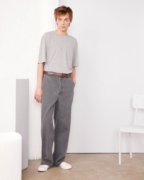 Nemir washed cotton denim