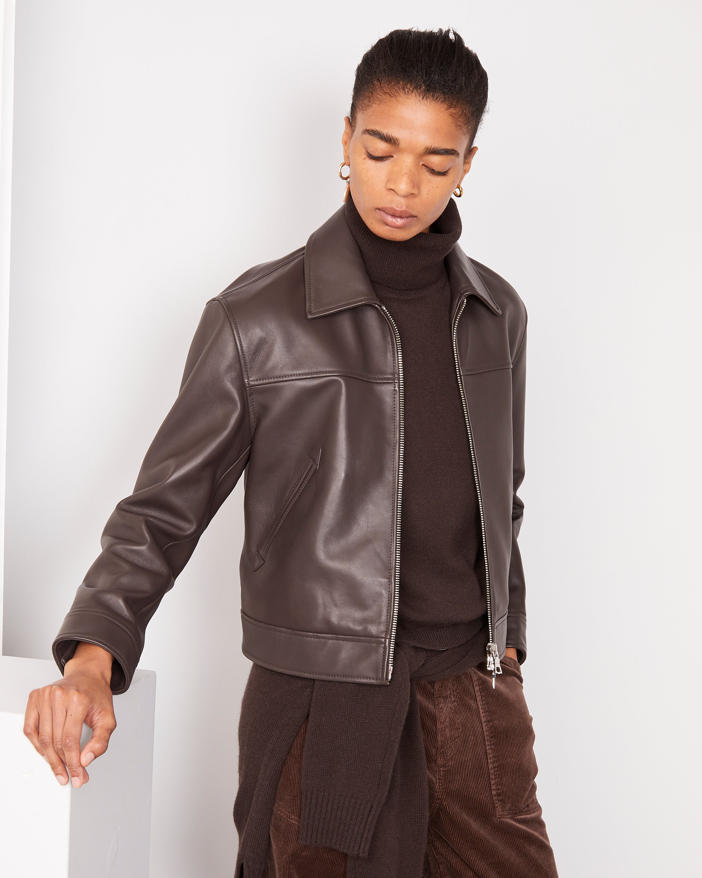 Blousons cuir Haut De Gamme Femme – Officine Générale – Officine