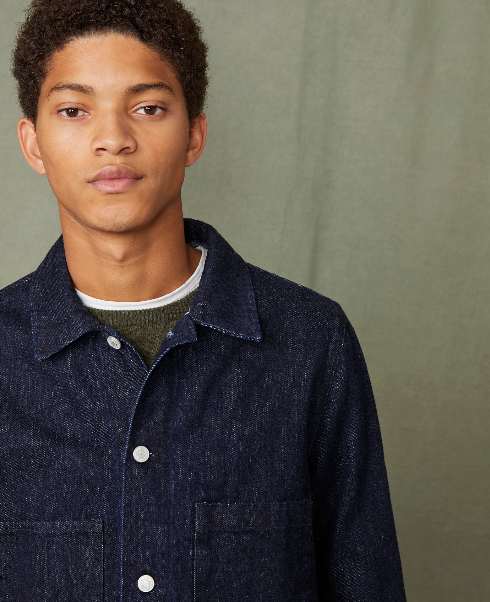 Veste chore denim selvedge japonais – Officine Générale