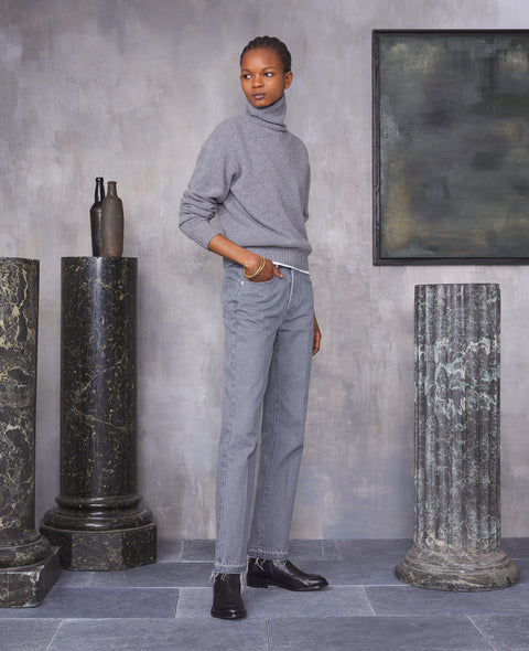 Pull col roulé thea