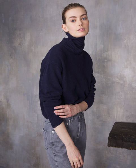 Pull col roulé thea