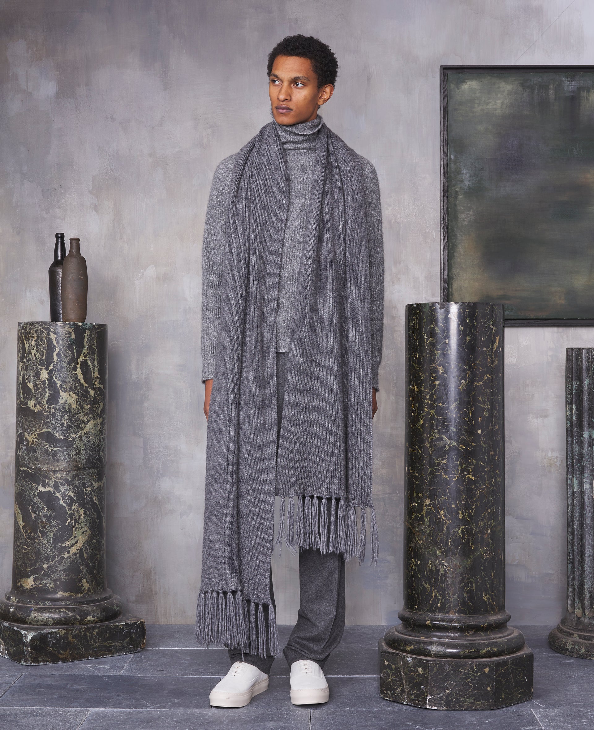 Foulard à franges - Image 1