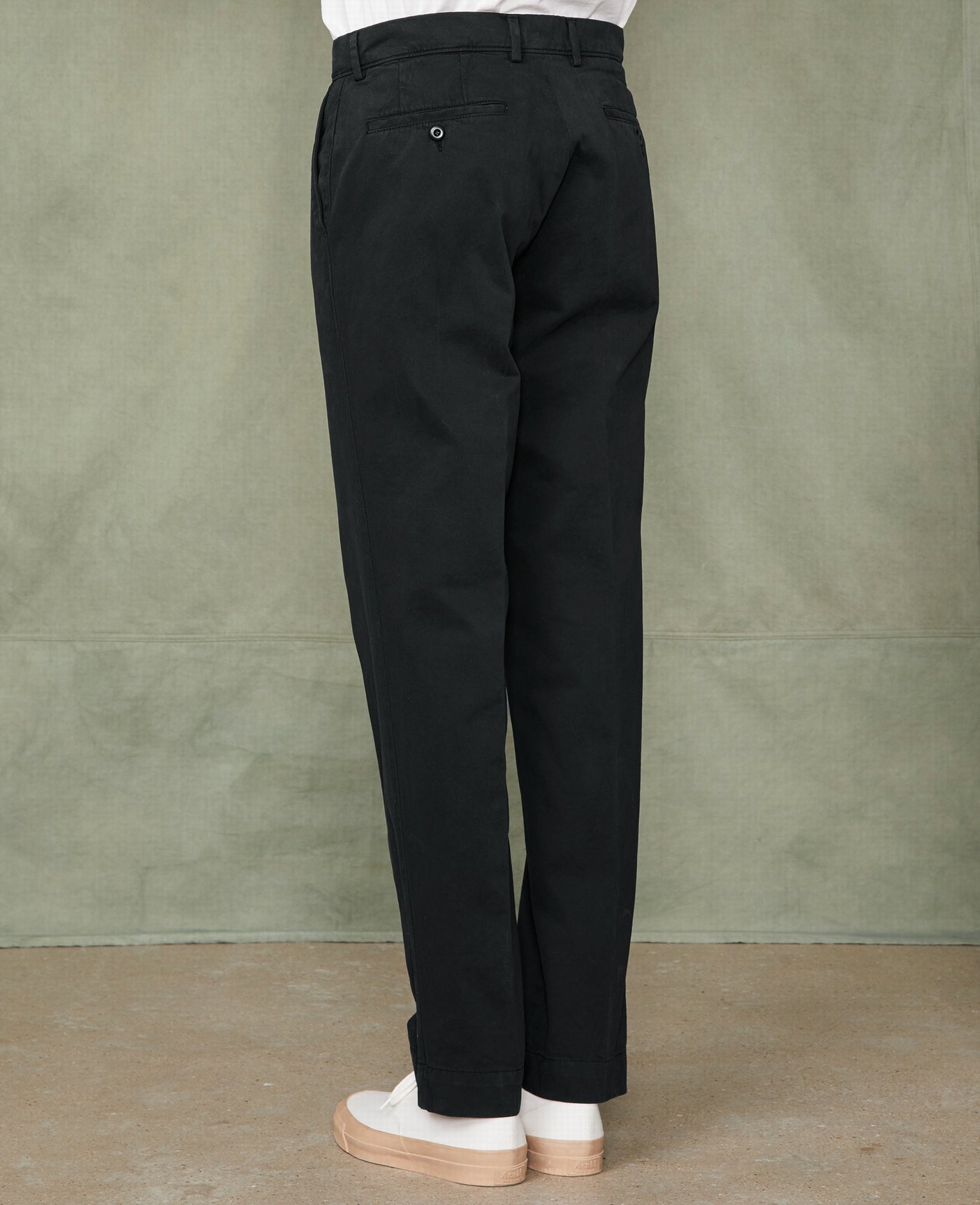 Chino plain front FADED BLACK - Image 3