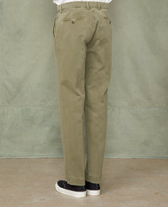 Chino plain front OLIVE - Miniature 3